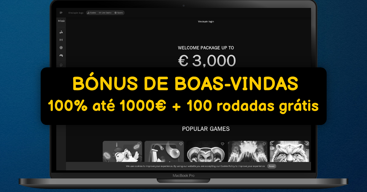 Vincispin Casino banner